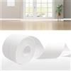 DIKARIYA Battiscopa in PVC Bianco, 12M Battiscopa Adesivo 19x19mm Battiscopa per CucinaSigillante Impermeabile Battiscopa Flessibile Autoadesivo Battiscopa Morbido per Cucina, Bagno e Mobili