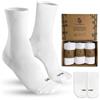 SANIWANI Calzini Barefoot Anatomici in Bambù Premium, Biologici e Vegani, Dita, per Uomo e Donna Comfort e Libertà, ideali per Calzature Minimalistiche., Nero , 36-40