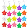 Otuuz 30 Palline Antistress Motivazionali Portachiavi di Palline Rimbalzanti Giocattoli di Palla in Gommapiuma con Citazioni Rilievo Stelle Antistress Colorate Regali per Ansia Adulti Fine Semestre