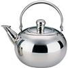 Jenngaoo Teiera Piccola da 400ml con Infusore Rimovibile, Bollitori per Acqua in Acciaio Inossidabile Bollitore per tè Sfuso Bollitore per tè Sfuso, tè in Fiore, Bustine di tè