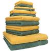 Betz set di 1 asciugamani Premium 100% cotone 2 teli doccia 4 asciugamani 2 asciugamani per ospiti 2 guanti da bagno 2 lavette