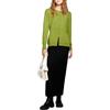 Sisley L/S Sweater 102HM5237, Maglione Cardigan da Donna, Forest Green 1H4,