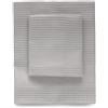Bellora Set Asciugamano Viso e Ospite 1+1 in nido d'ape 100% Cotone con balza (Grigio)