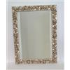 MO.WA Specchio da Parete rettangolare moderno Specchiera foglia argento 62x82 cornice legno, Made in Italy S (Argento Antico, 62x82 cm)