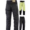Texpeed Pantaloni da moto da uomo - Pantaloni biker cargo in denim con protezione dell'armatura (EN 1621-1) - Vestibilità dritta Nero - 11XL Girovita/Corta Gamba