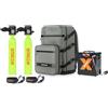 SMACO Mini Bombola Sub 0,5L Bombola Subacquea (2 Pezzi) Piccola Mini Scuba Tank Portatile Bombole Aria Sub Ricaricabile con 5-10 Minuti Bombola di Ossigeno per Immersioni S300 Plus