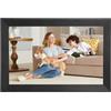 Luocute Frame di Foto Digitale da 13,3 Pollici, Cornice per Foto di Intelligente WiFi con Touchscreen 1280x800, Adatto per L'app Uhale, Archiviazione LCD da 32 GB, Rotazione (Spina
