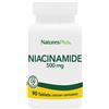 Natures Plus - Niacinamide Integratore Vitamina B3 500 mg Confezione 90 Tavolette