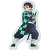 TEKNOFUN - Licenza Demon Slayer - LED Wall Neon TANJIRO 40 CM - Decorazione luminosa - USB-C (cavo incluso) - Consegnato con 2 supporti - Bianco, Marrone, Verde, Nero - Per bambini - 811750