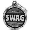 My Family - Medaglietta Bronx - Cerchio piccolo "Swag" Futuristico in Argento Antico