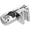 Keyohome Staffa Supporto Doccia Asta di Sollevamento Ricambio Staffa ABS Cromati Regolabile Grohe Doccetta Scorrevole per Accessori Bagno 25mm