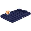 Bestway Airbed Materasso Matrimoniale PVC Blu Floccato (152x203x30cm) + Pompa + Cuscini Art. 67374 - Matrimoniale (152x203x30cm)