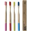 ALCEA Srl Mood Spazzolino Denti Bamboo Setole Hard 1 Pezzo - Spazzolino da Denti Ecologico e Vegan