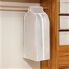 DEACOLIN Copertura antipolvere per appendiabiti con cerniera, organizer da appendere per abiti, cappotti, giacche (90 x 30 x 50 cm)