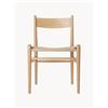 Carl Hansen & Søn Sedia in legno con seduta intrecciata CH36