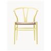 Carl Hansen & Søn Sedia in legno con seduta intrecciata CH24 Wishbone