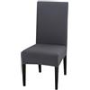 Layack Coprisedie con Schienale 2 Pezzi, Lavabile Estraibile Misura Universale Fodere per Sedia in Spandex Elasticizzato per Sala da Pranzo, Feste, Hotel, Ristorante