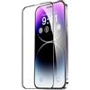 SHATCHI Pellicola protettiva per la privacy per iPhone 15 Pro Max da 6,7 pollici, pellicola in vetro temperato anti-spia 9H, copertura completa, senza bolle, trasparente