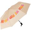 Fisura - Ombrello pieghevole originale Cazzo Di Pioggia nero. Modello automatico per donna. Facile da trasportare. Robusto e ideale per affrontare il maltempo. Diametro aperto: 96 cm.