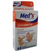 FARMAC-ZABBAN SpA Cerotto Meds Strips Polietilene Ipoallergenico Medio 20 Pezzi