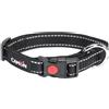 CAMON SpA Collare Low Tension Reflex Nero 20x330/530mm, 1 Pezzo - Accessorio per Cani e Gatti ad Alta Visibilità