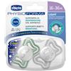 CHICCO (ARTSANA SpA) Chicco Succhietto Light Silicone 2 Pezzi 16-36 Mesi - Ciuccio Extra Leggero