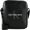 Calvin Klein Jeans Monogramma, Crossover Uomo, Nero, One Size