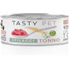 Tasty Pet Cat Sfilacci in Brodo Lattina Multipack 24x85G TONNO ORATA E MELA