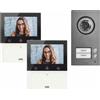 URMET DOMUS S.P.A. Kit Video Bifamiliare Urmet con MIKRA2 e 2 VOG5W 2Voice WI-FI Bianchi - UTD 1784/726