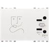 VIMAR SPA Presa per rasoio 230V bianco - VIW 20290.B