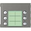 BTICINO S.P.A. Frontale 6 pulsanti doppia fila Sfera Robur - BTI 352165