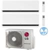 Lg Climatizzatore Condizionatore LG Dualcool Deluxe R32 Wifi Dual Split Dual Inverter 12000 + 18000 BTU con U.E. MU3R19 NOVITÁ Classe A+++/A++