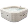 Intex Piscina idromassaggio gonfiabile intex chevron deluxe marrone effetto rigato 6 persone 196x196x71 cm - cod. 28472np