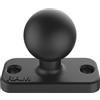 RAM MOUNT Attacco rettangolare RAM-MOUNT RAM-B-202U-12 con sfera di tipo B di dimensioni 2,54 x 5,08