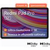 Xiaomi Redmi Pad Pro Qualcomm Snapdragon 128 GB 30,7 cm (12.1'') 6 GB Wi-Fi 6 (802.11ax) Android 14 Blu