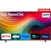 LG NanoCell NANO81 AI 86'' Serie 86NANO81T6A, TV 4K, 3 HDMI, SMART TV 2024