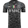 SSC Napoli Maglia Gara Halloween, Limited Editon, EA7, Fantasia Teschi, Scudetto Tricolore, Tessuto tecnico Dry Touch, 2023/2024 XL