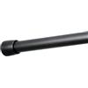 InterDesign iDesign Asta doccia per tende, Asta telescopica doccia regolabile di media lunghezza, Asta tenda doccia in metallo, nero opaco