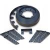 aotusoa Aotuosa Bordure per Giardino Flessibile Alta 10 cm e Lunga 10 Metri con 30 Ancoraggi di Fissaggio Bordi Aiuole Plastica per Prato Senza Scavare (Nero, 10 cm x 10 m)