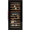 Nevada Cantinetta Vino Doppia Temperatura da Incasso 74 Bottiglie, Classe G - Ripiani in Legno, Temperatura 5-12 °C / 12-22 °C, Luce Interna, Porte Reversibili, colore Nero - NW70D-BFG-H