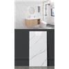 Grace Baltic - Pannelli da parete in PVC, 1,08 m²/6 pezzi, autoadesivi, in marmo, di ottima qualità, decorazione da parete, adesivi da parete elastici 2 mm di spessore