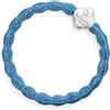 By Eloise London Metallic Silver Quatrefoil colore Sky Blue