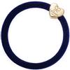 By Eloise London Velvet Gold Heart colore Navy Blue