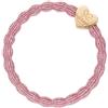 By Eloise London Metallic Gold Heart colore Rose Pink