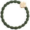 By Eloise London Metallic Gold Quatrefoil colore Chive Green