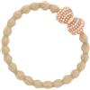 By Eloise London Rose Gold Bling Bow colore Sand