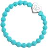 By Eloise London Silver Heart colore Neon Blue