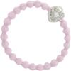 By Eloise London Silver Bling Heart Lock colore Soft Pink