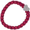 By Eloise London Silver Heart Woven colore Magenta