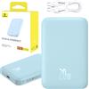 Baseus Batteria portatile Baseus Magnetic Mini Air P10059002313-00 Lithium polymer power bank 6000 mAh Blu [P10059002313-00]